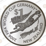 New Zealand 🇳🇿 Silver Dollar 2006 – FIFA World Cup Germany Commemorative Coin (Ag / 28,28gr / .999) - Image 2