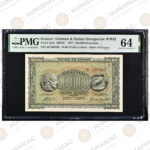Greece 🇬🇷 100.000 Drachmai 1944 Banknote – Pick#125a PMG 64 Choice Uncirculated.