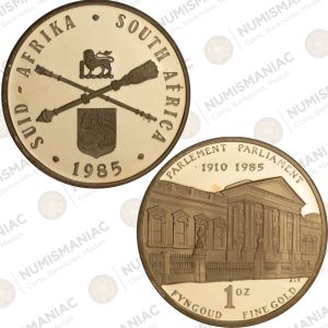 South Africa 🇿🇦 1oz Gold Medal – 75th Anniversary of Parliament Commemorative Issue