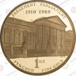 South Africa 🇿🇦 1oz Gold Medal – 75th Anniversary of Parliament Commemorative Issue ( Au / 33,93gr / 0.917) - Image 2