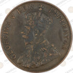 Cyprus 🇨🇾 1931 ½ Piastre Copper Coin – King George V. - Image 3