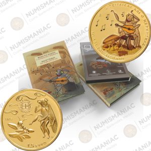 Greece 🇬🇷 2025 €1,5 Coin “Aesop’s Fables – The Cicada and the Ant”