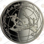 Peru 🇵🇪 2004 Silver Nuevo Sol Proof Coin – Germany 2006 FIFA World Cup Commemorative(Ag / 27gr/ .925). - Image 2