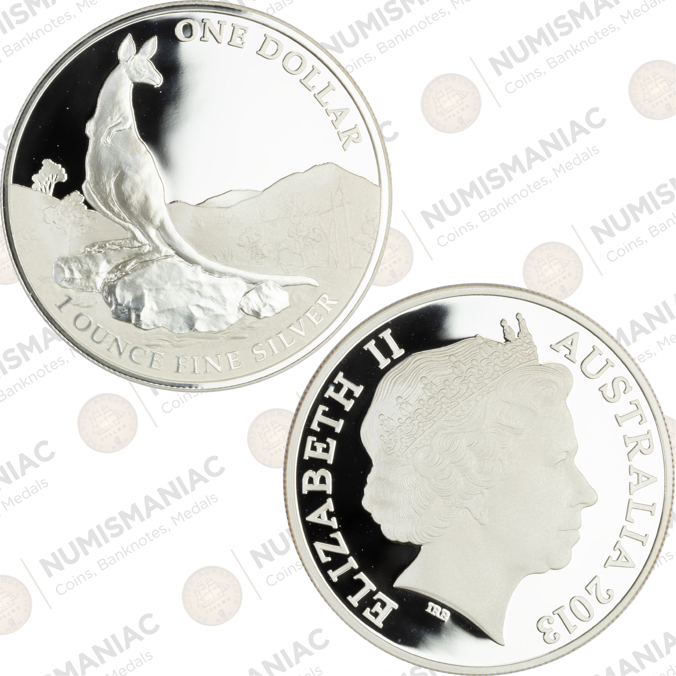 Australia 🇦🇺 2013 Kangaroo 1 oz Silver Proof Coin – RAM Limited Mintage.