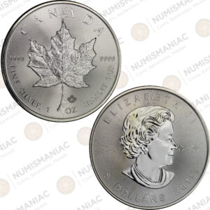 Canada 🇨🇦 2015 1 oz Silver Maple Leaf Coin – .9999 Fine Silver Investment Bullion.