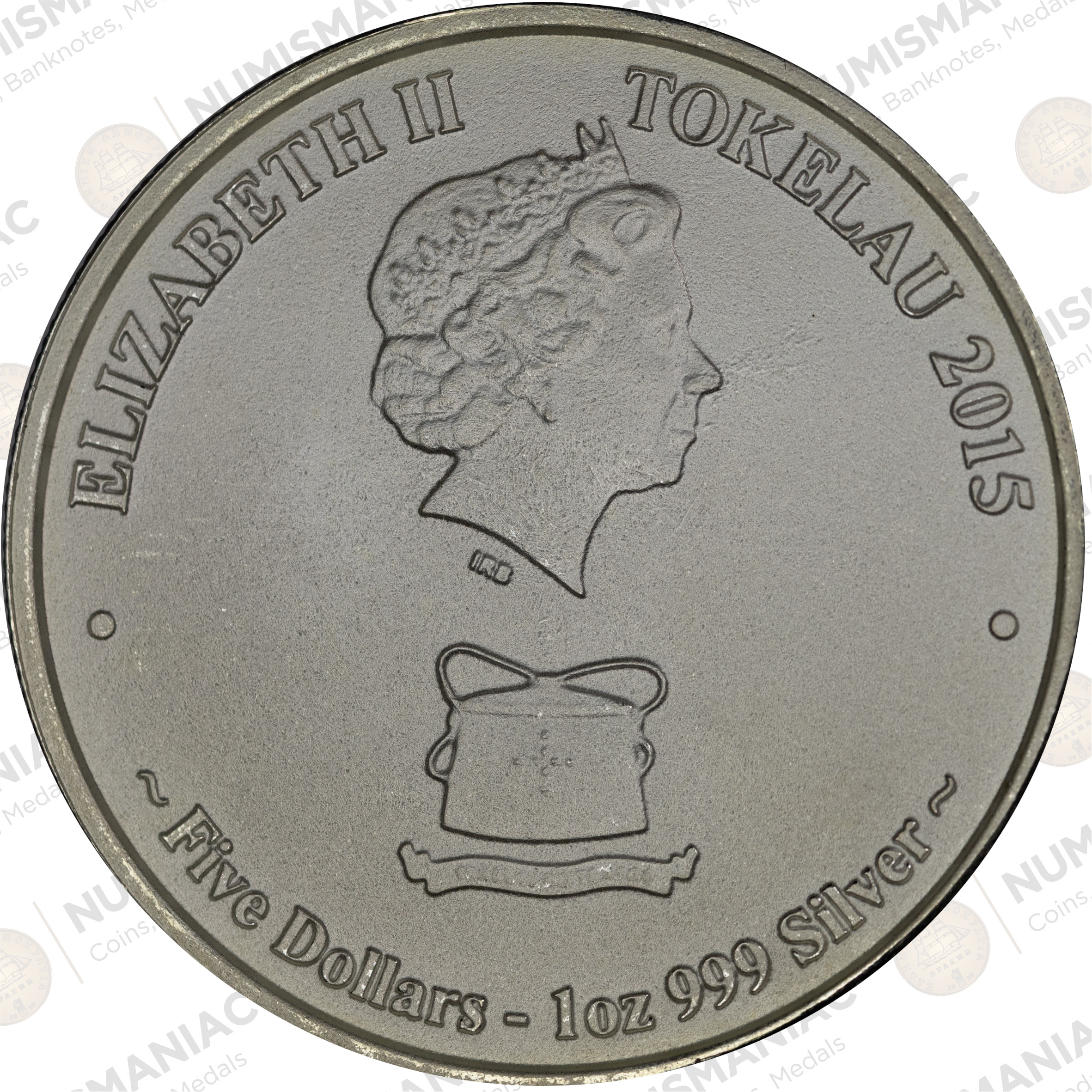 Tokelau 🇹🇰 2015 1 oz Silver Mokoha-Great White Shark Coin – .999 Fine Silver Bullion Series - Image 3
