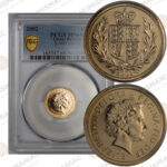 United Kingdom 🇬🇧 2002 ½ Sovereign Gold Coin – Golden Jubilee PCGS MS69 Top Grade – (AU / 3.99gr/ .917).