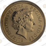 United Kingdom 🇬🇧 2002 ½ Sovereign Gold Coin – Golden Jubilee PCGS MS69 Top Grade – (AU / 3.99gr/ .917). - Image 3