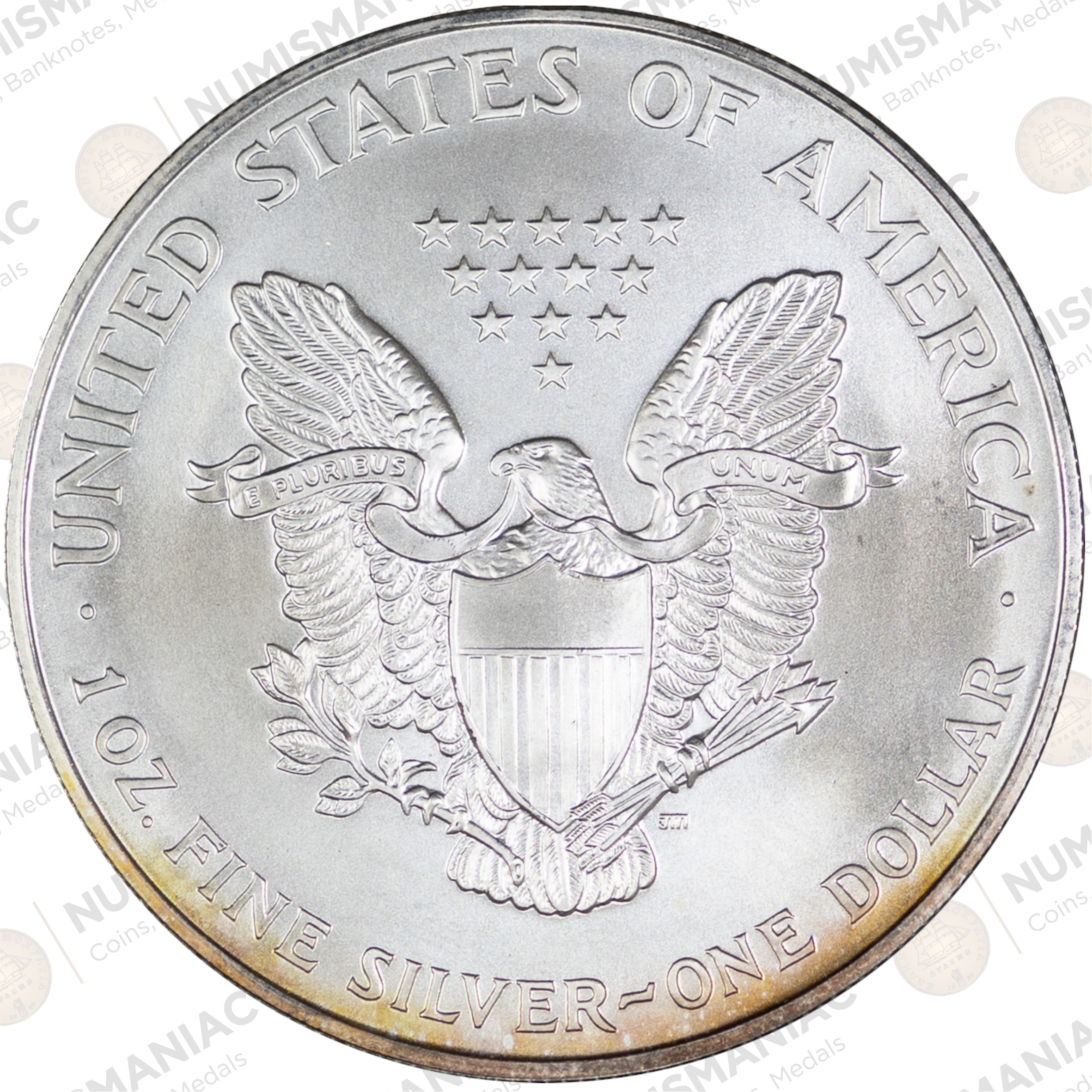 USA 🇺🇸 1996 1 oz Silver American Eagle Bullion Coin – (Ag / 31.1gr/ .999). - Image 2