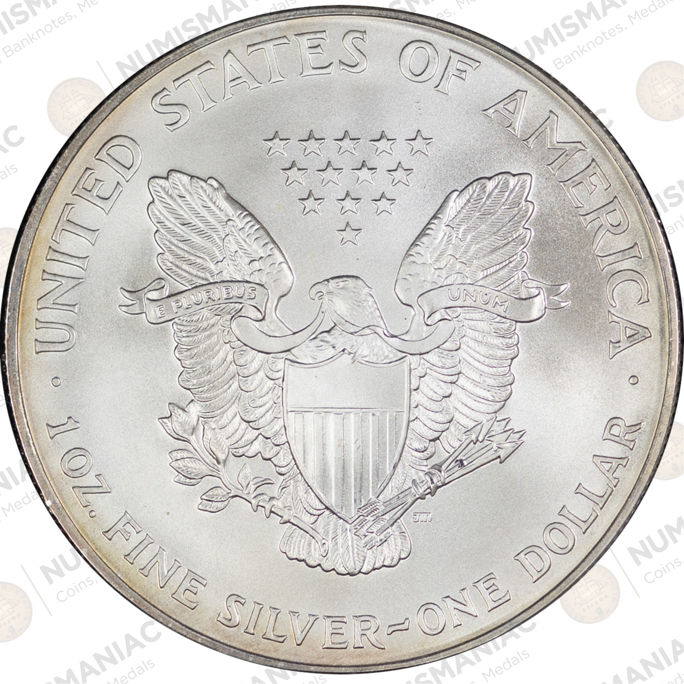 USA 🇺🇸 2001 1 oz Silver American Eagle Bullion Coin – (Ag / 31.1gr/ .999). - Image 2