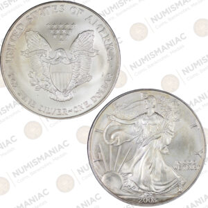 USA 🇺🇸 2003 1 oz Silver American Eagle Bullion Coin – (Ag / 31.1gr/ .999).