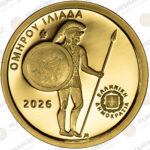 Greece 🇬🇷 2026 Gold Coin € 100 - Greek Mythology - Homer's Iliad - "Achilles' wrath – The Abduction of Briseis". - Image 2